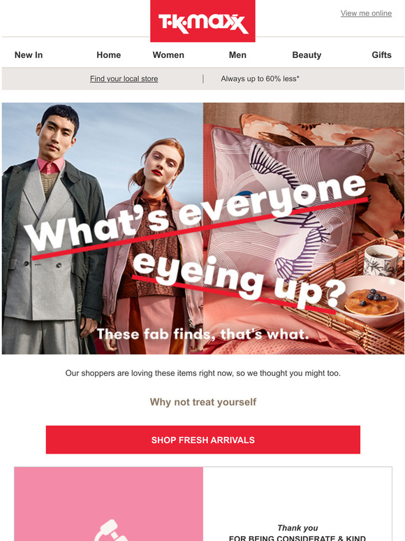 TK Maxx You deserve a treat... Milled