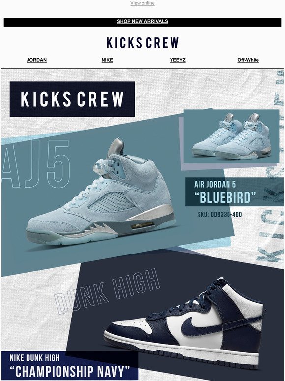 Blue Air Jordan Shoes - KICKS CREW