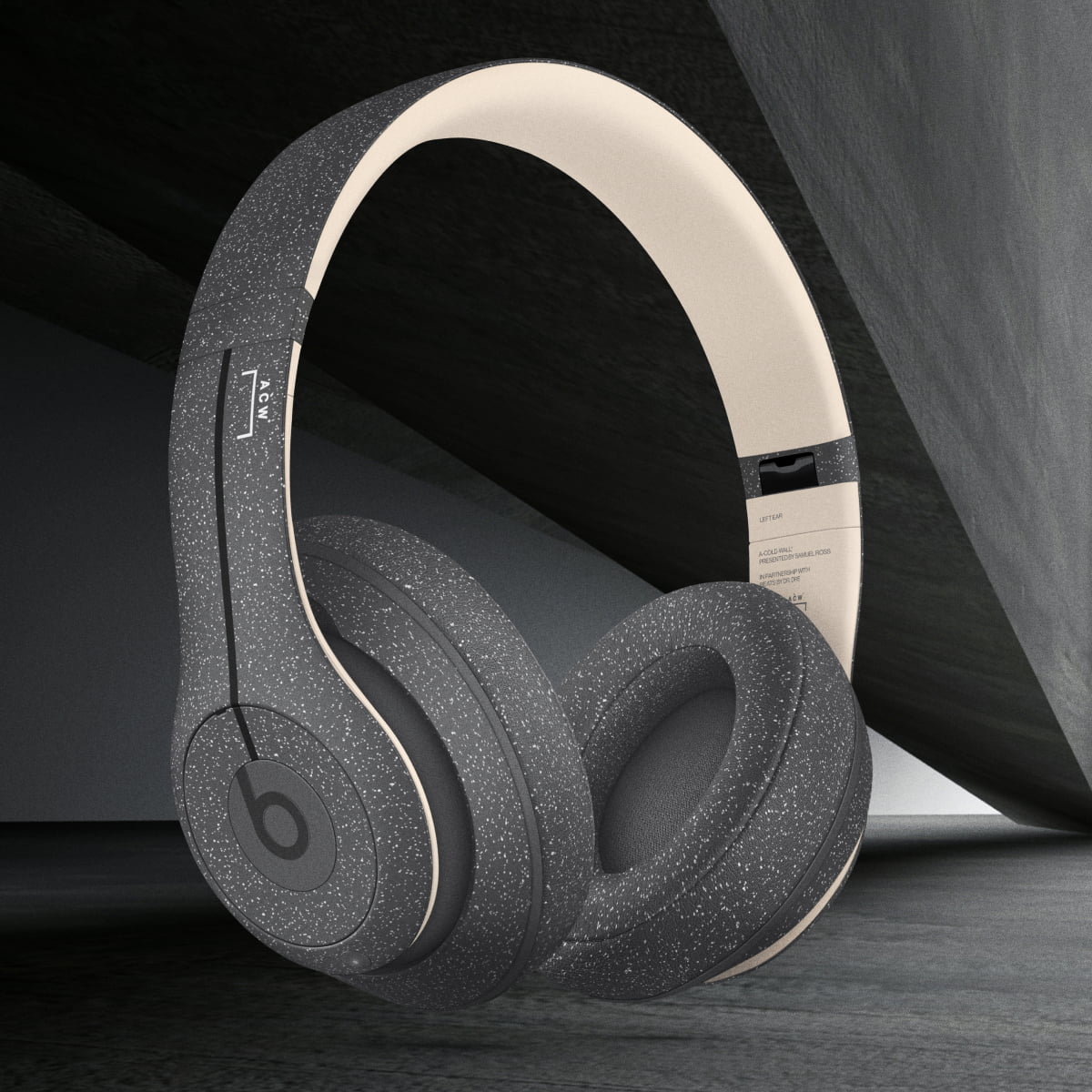 A-COLD-WALL*'s cement-textured Beats Studio3 Wireless - Beats