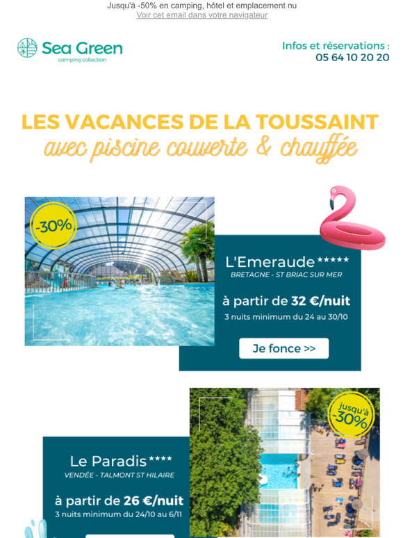 Escapade pour la Toussaint avec Sea Green