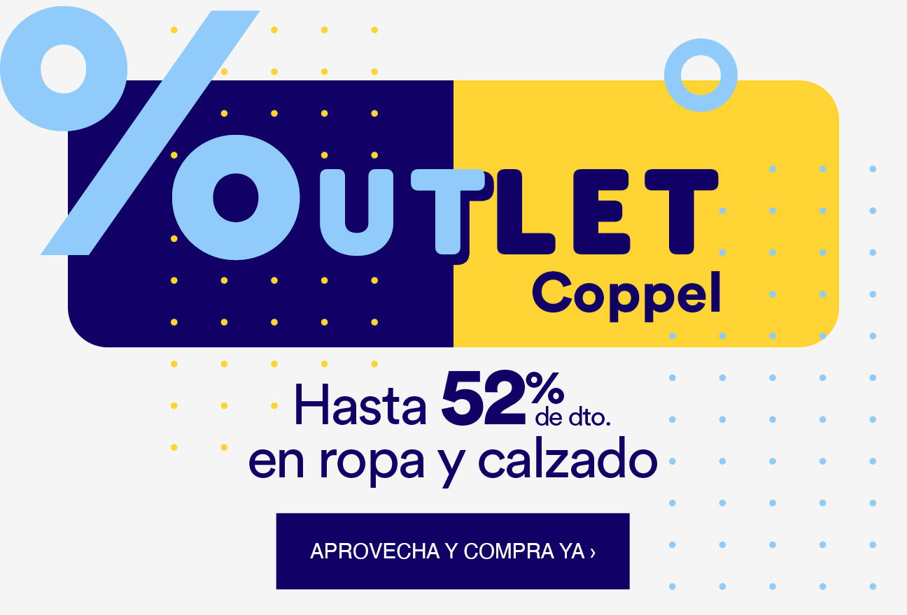 Outlet Coppel: descuentos en ropa y muebles