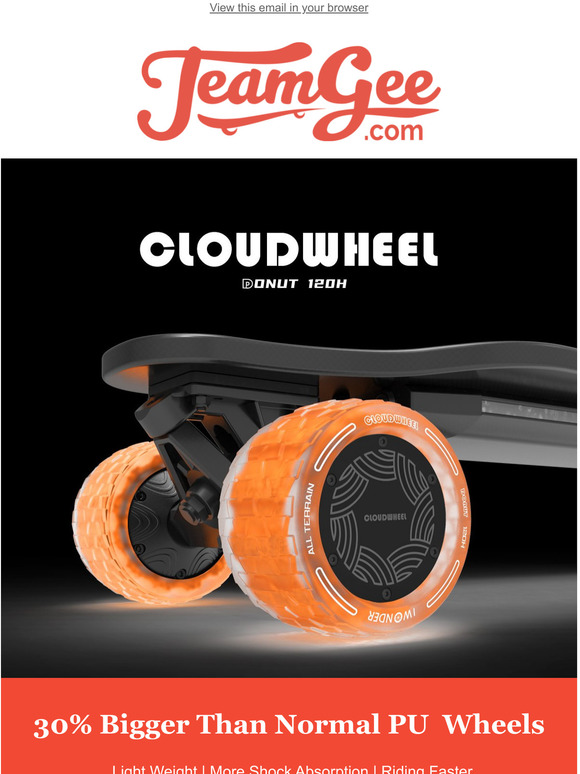 Teamgee New Cloudwheels Are On Sale--$20 OFF