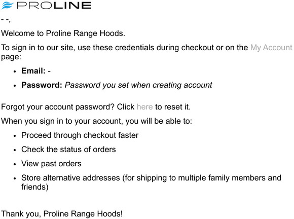 Welcome to Proline Range Hoods