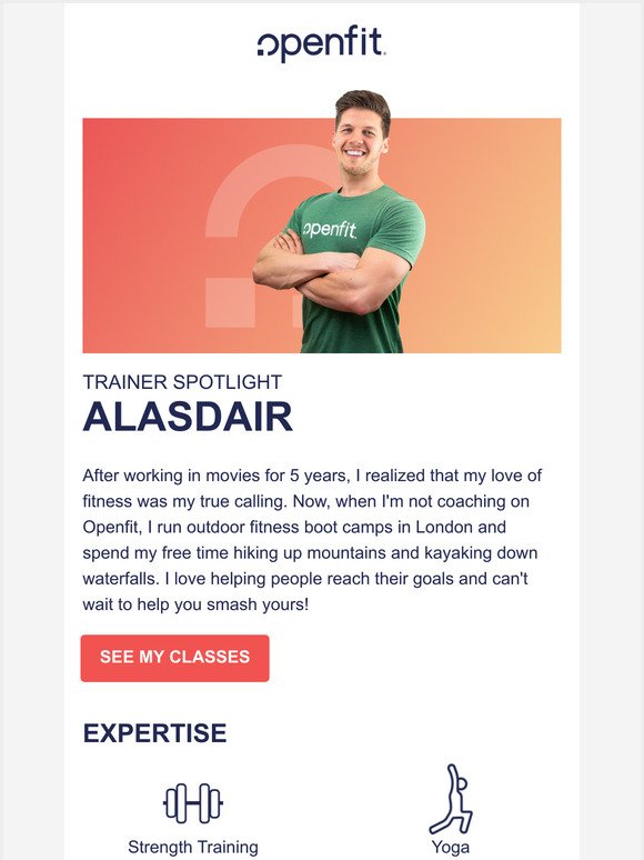 Meet LIVE Trainer Alasdair! 