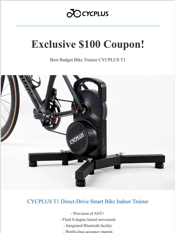 [Max Save $100 ] Best Budget Bike Trainer T1 Coupon For Regular Customers