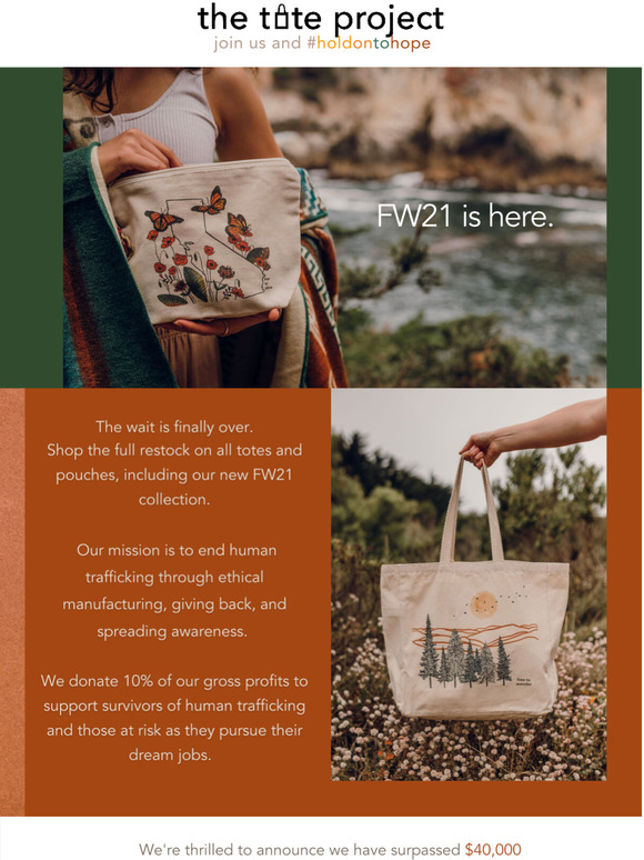 FW21 is Here: Shop + Give Back