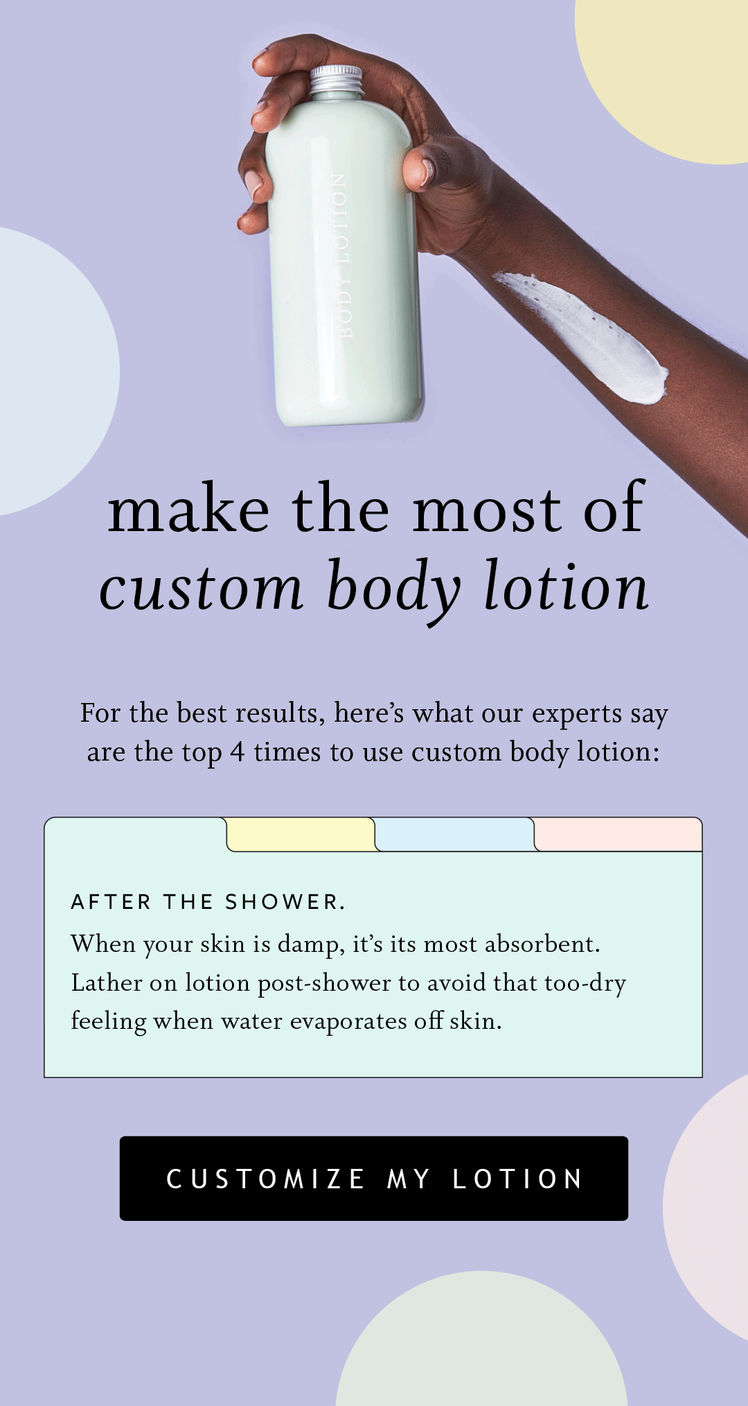 Function of Beauty 4 tips for major body lotion impact Milled