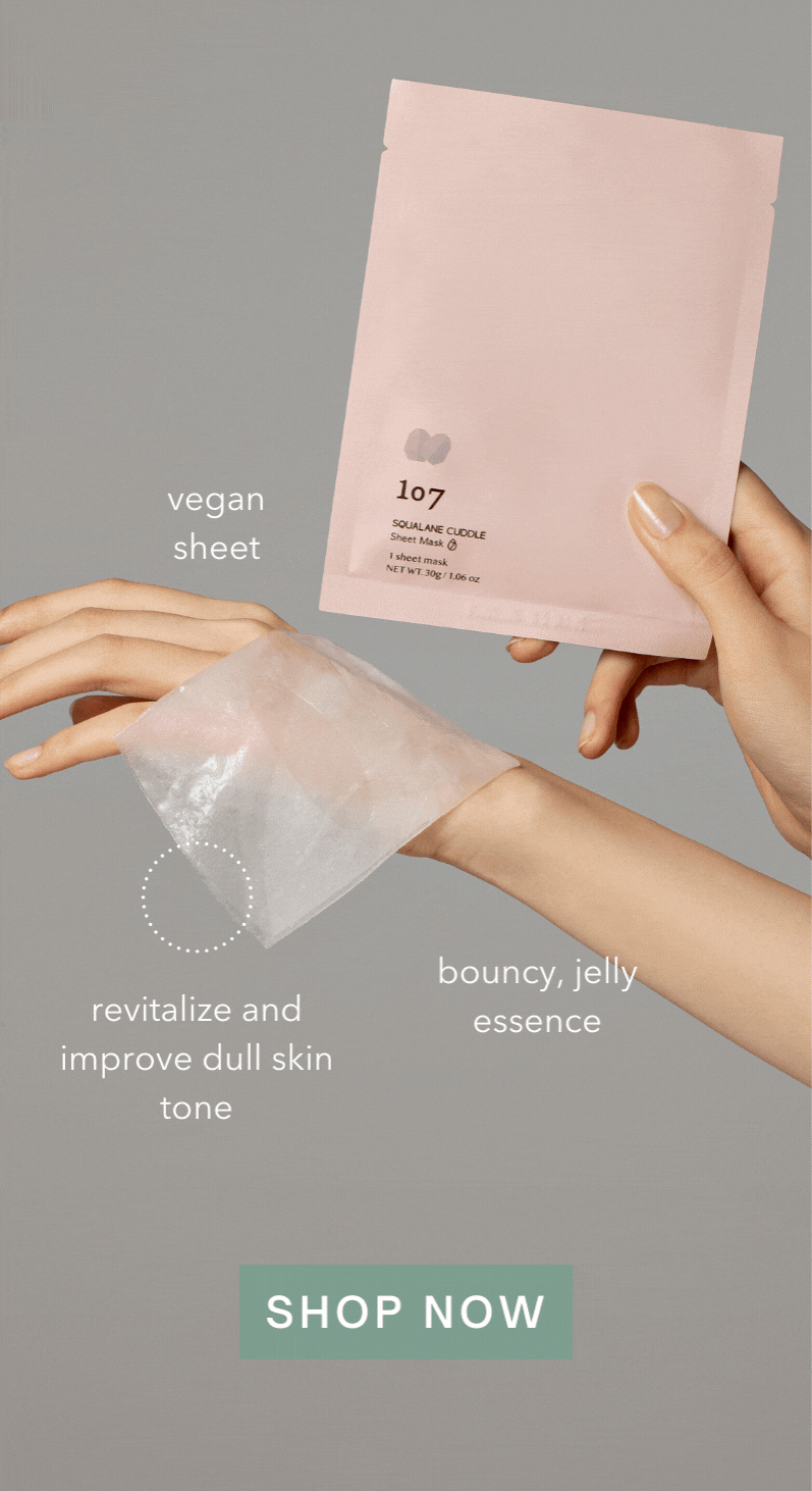 Cuddle Masks 107 Beauty: Back in Stock Alert: SQUALANE CUDDLE Sheet Masks! | Milled