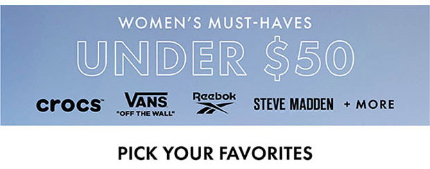 Women Mush haves under $50