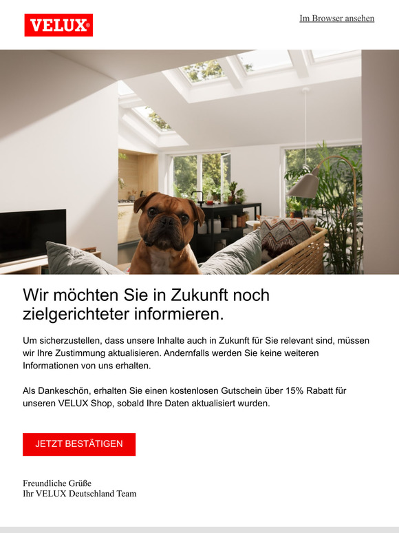 Wir mchten weiterhin mit Ihnen in Kontakt bleiben!