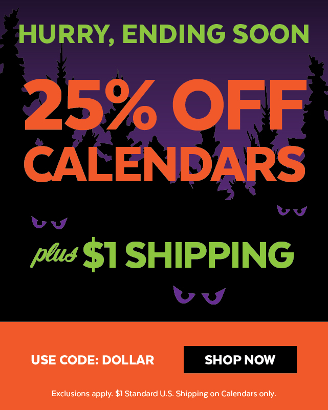 Uh 2022 Calendar Calendars.com: Uh-Oh - Time's (Almost) Up For 25% Off! | Milled