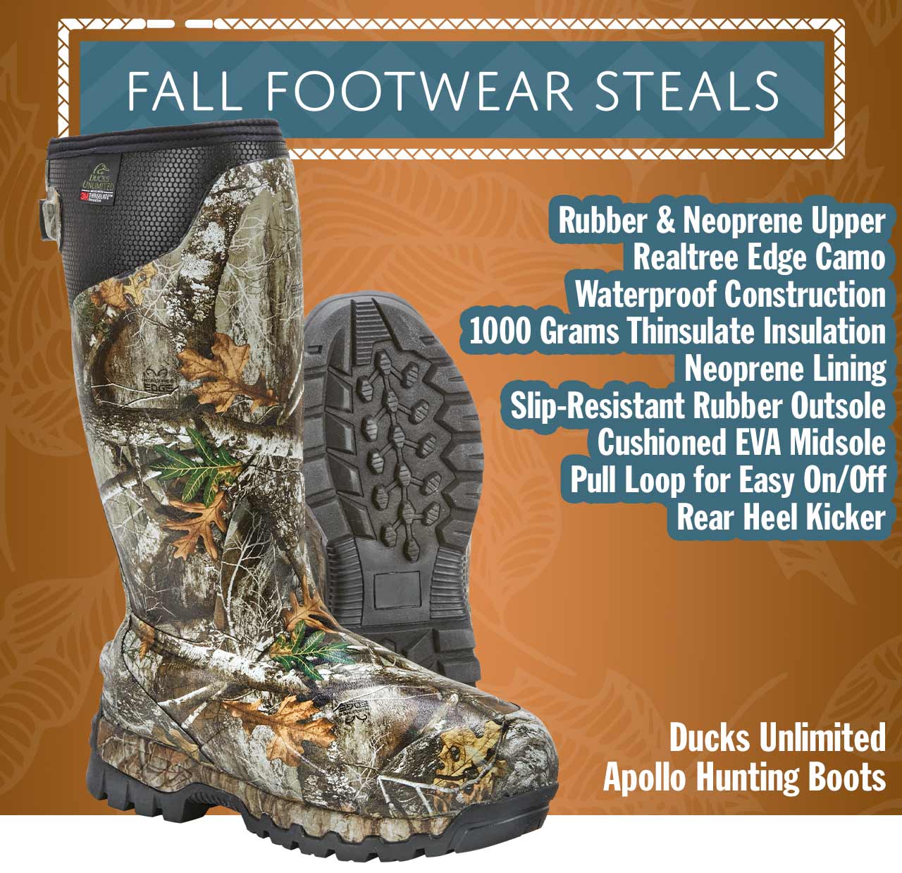 ducks unlimited neoprene boots