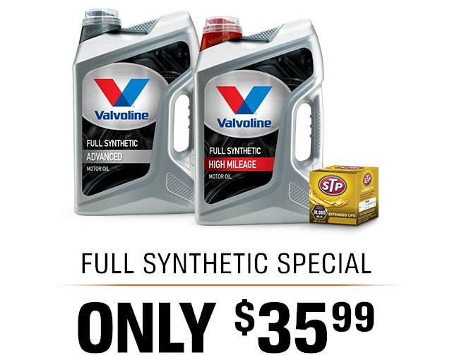 FULL SYNTHETIIC SPECIAL ONLY $35(99)