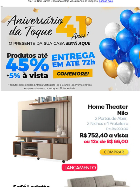 Lanamentos + Entrega em at 72h
