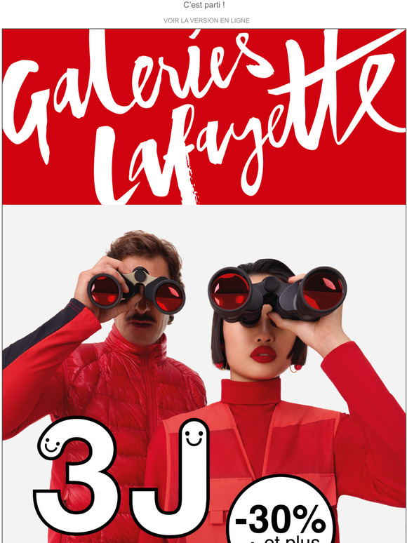 Galeries Lafayette Vos incontournables 3J Milled