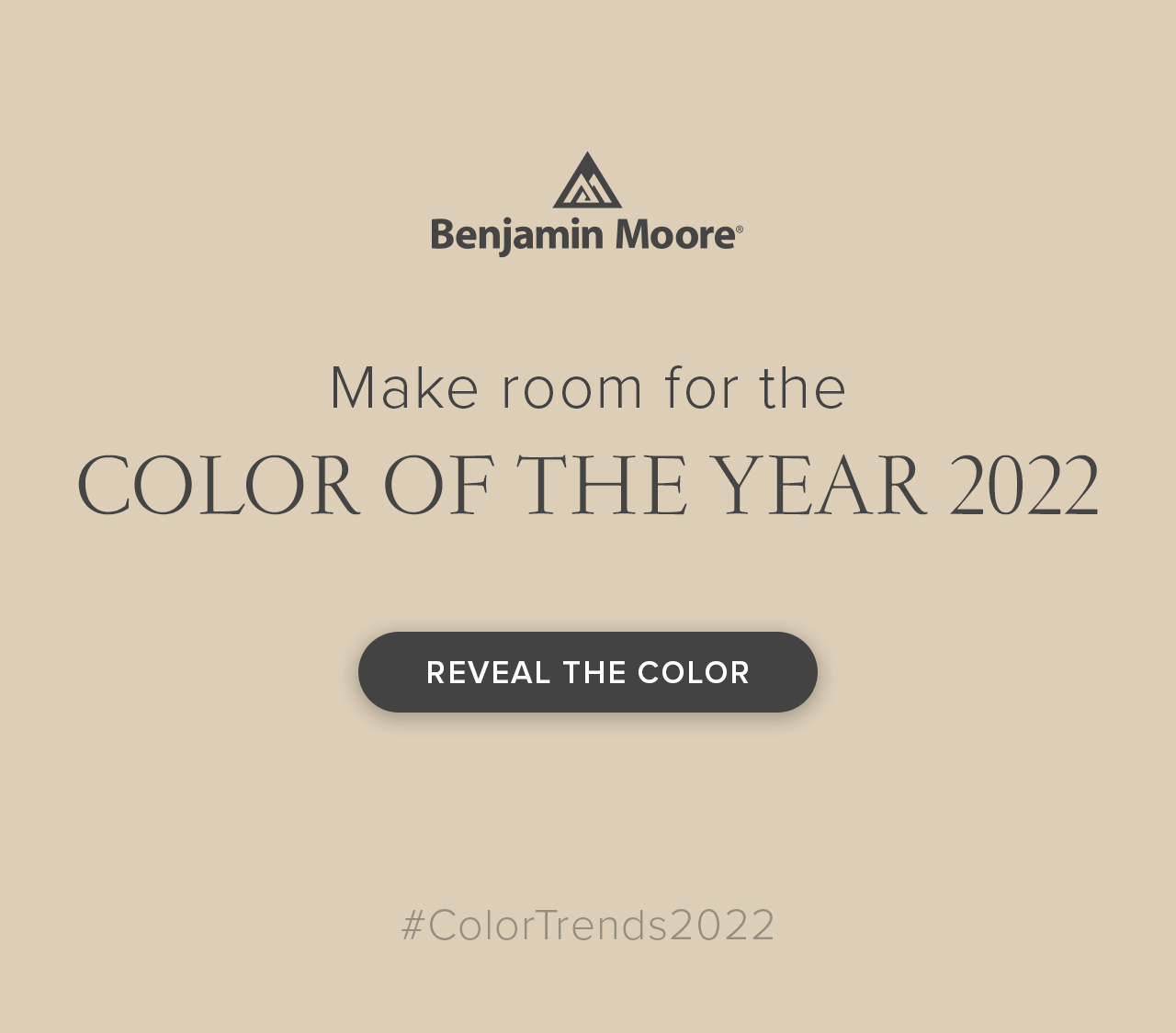 Benjamin Moore Paints The Color of the Year 2022 is... Milled