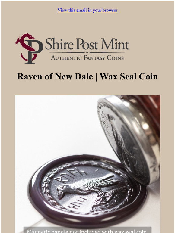 Moon Wax Seal Coin