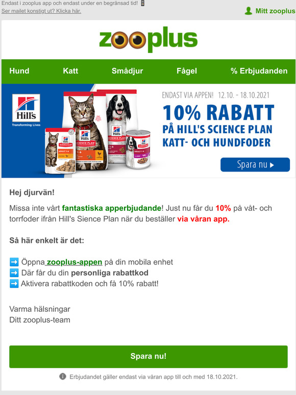 zooplus science plan