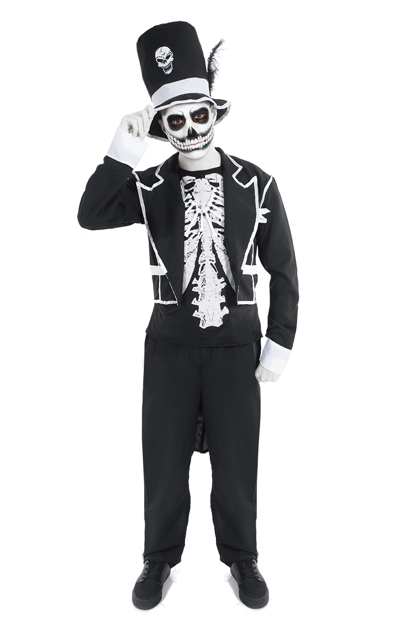 Mens Dapper Skeleton Costume