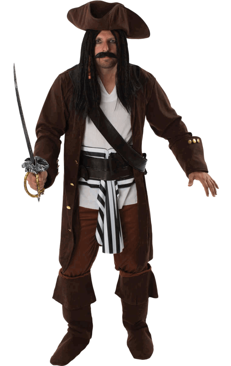 Mens Caribbean Pirate Costume