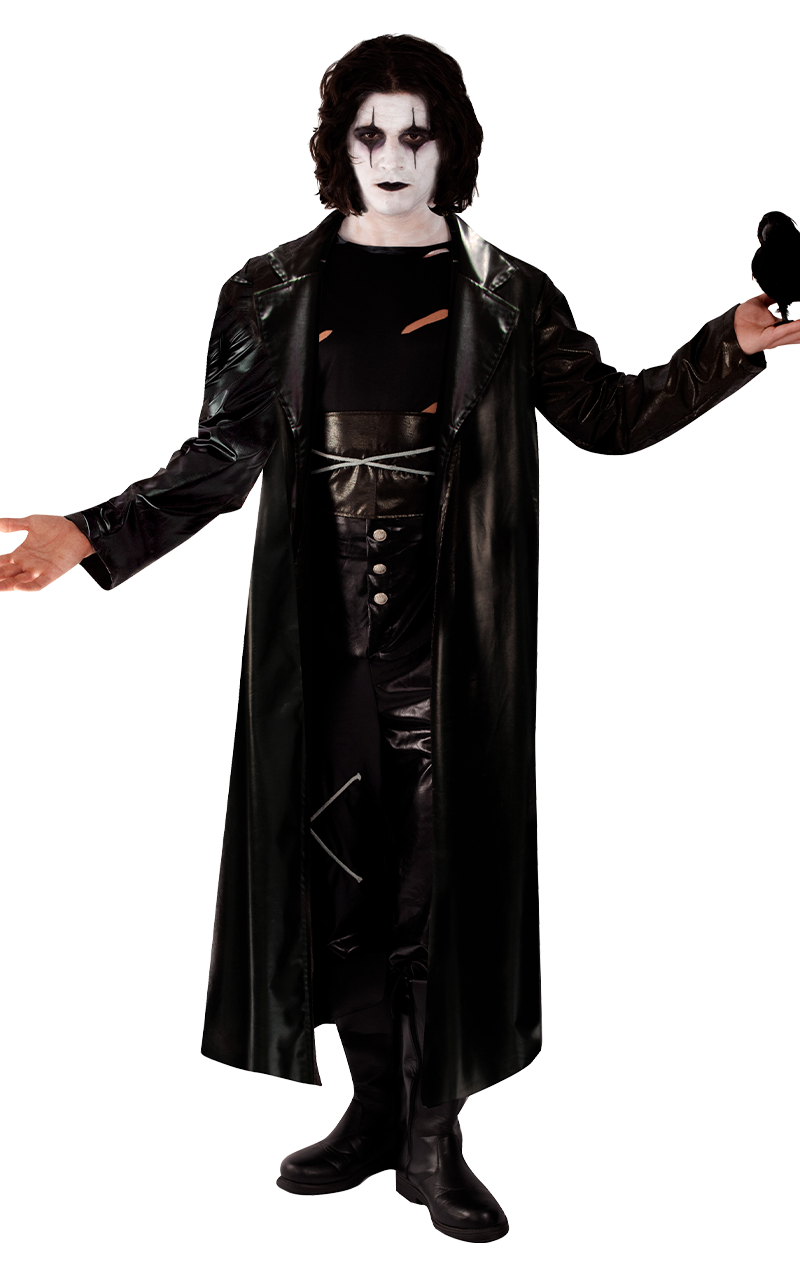 Adult The Crow Movie Costume