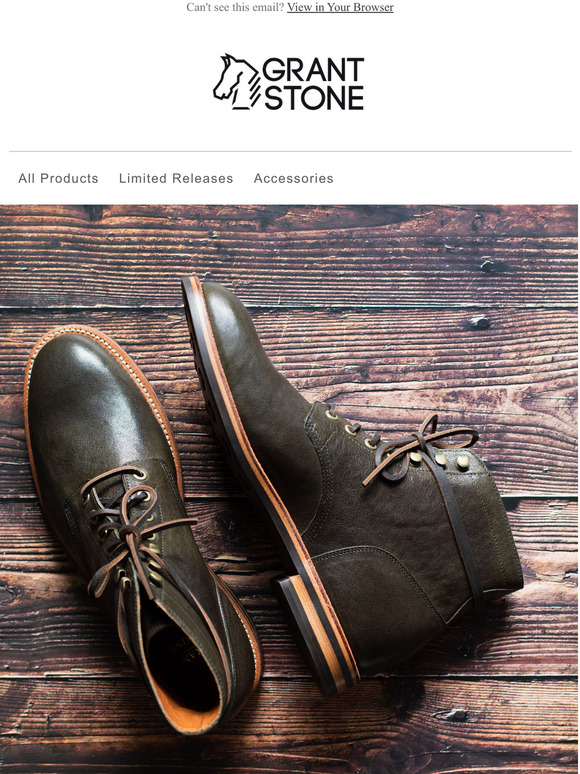 Grant Stone LLC Jungle Kangaroo & Burgundy Kudu Diesel Boot Milled