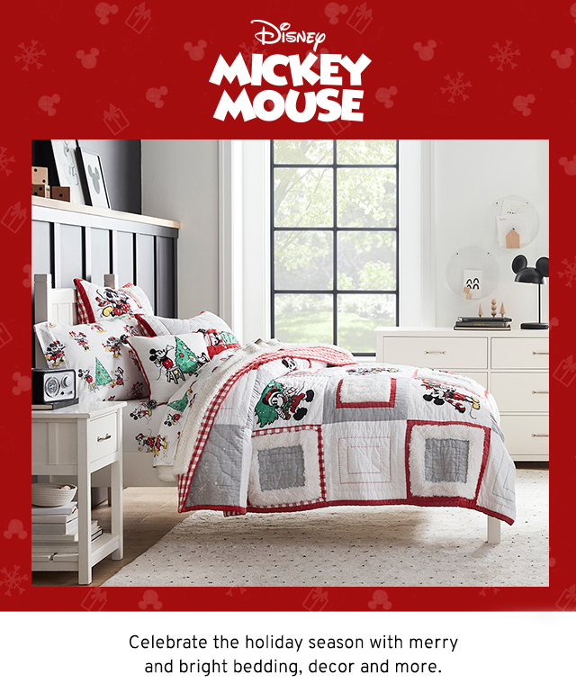 Pottery Barn Kids Launches New Disney's Mickey Mouse Holiday Collection 