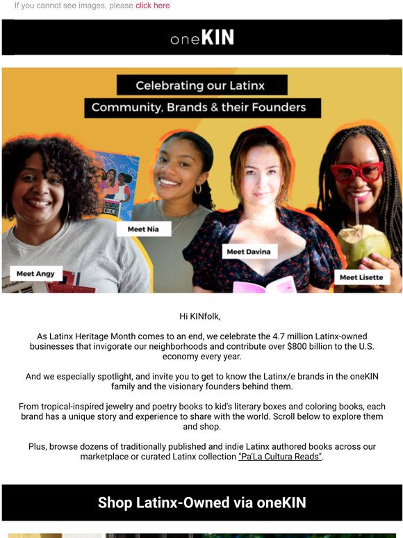 Celebrating Latinx Businesses,  Founders + Community!