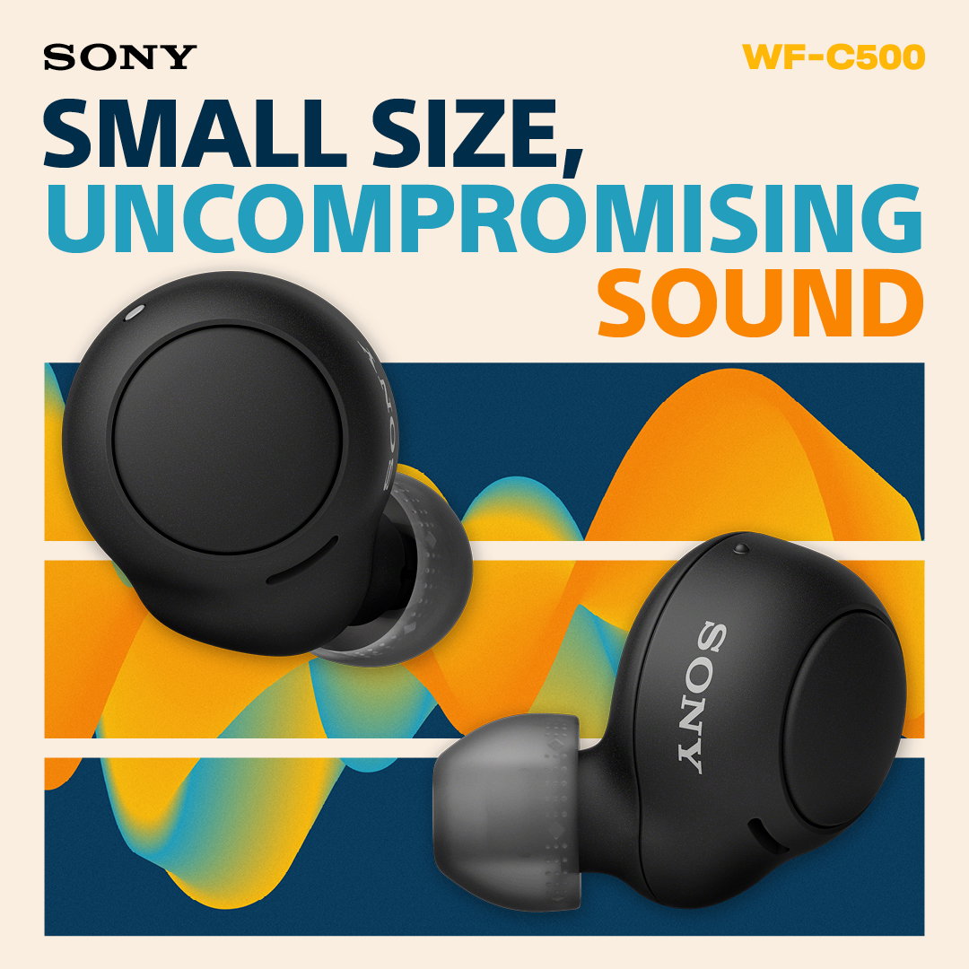 Sony Australia: -say hello to the new WF-C500 True Wireless headphones!