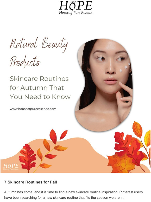 Skincare Routines for Autumn That You Need to Know