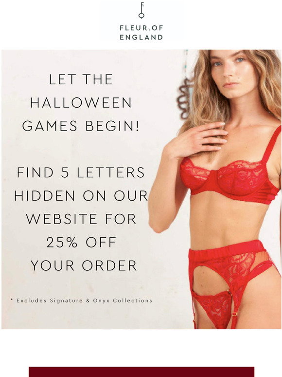 New year, new lingerie – Fleur of England