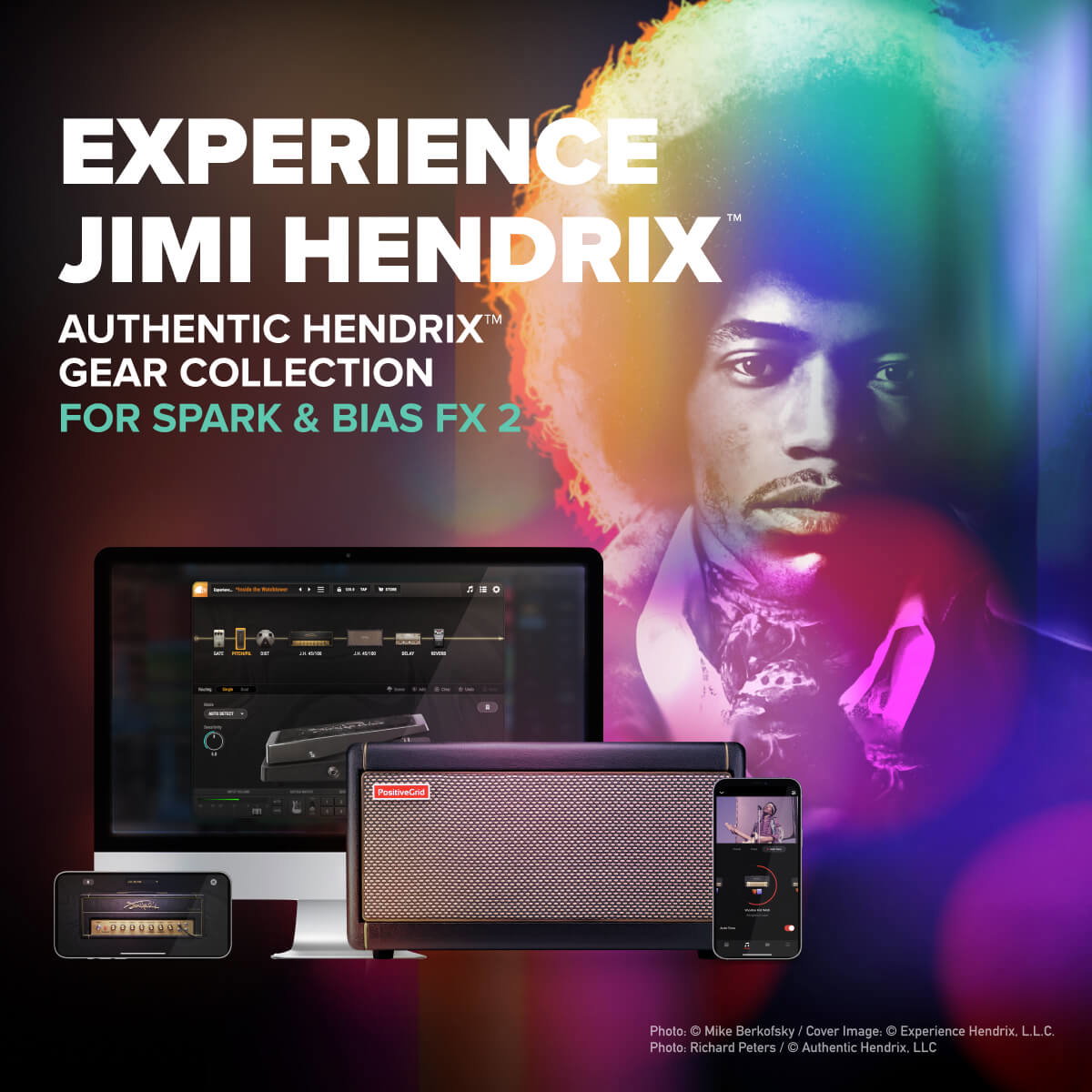 Positive Grid's Experience Hendrix For Spark & BIAS FX 2