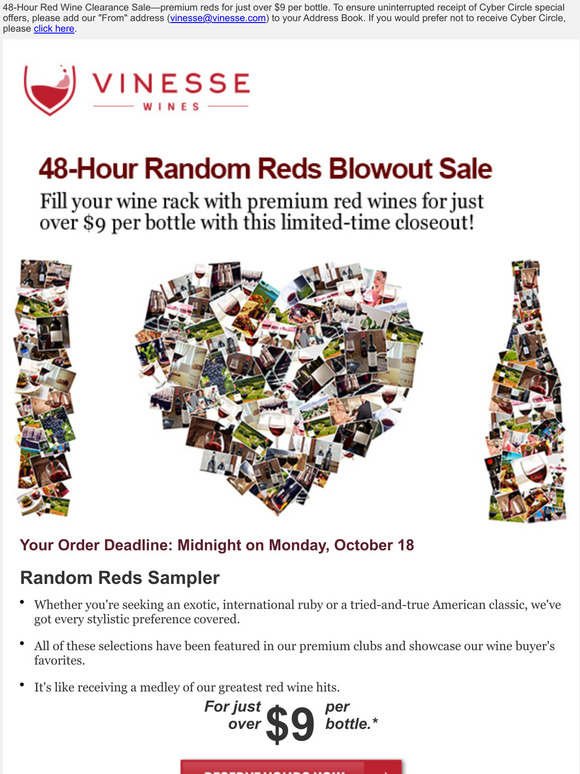 Prime Reds On Clearance - Act Now To Reserve Your Share!