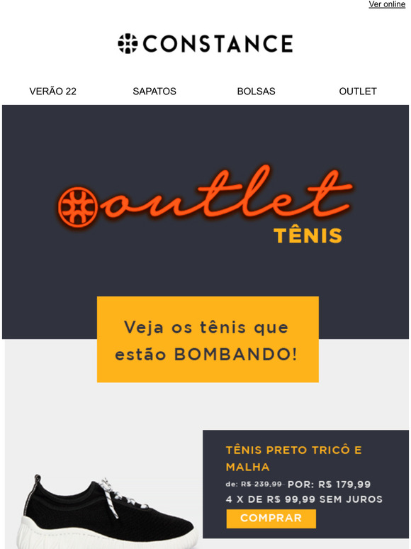 OUTLET | Veja os tnis que esto BOMBANDO