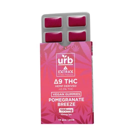 Image of Urb Extrax Pomegranate Breeze Gummies