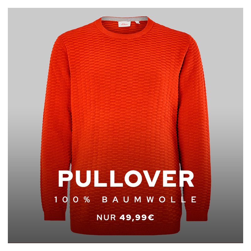 Baumwoll-Pullover von s.Oliver