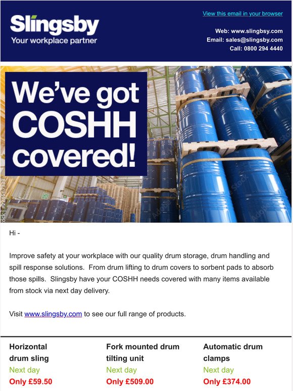 Weve got COSHH covered!