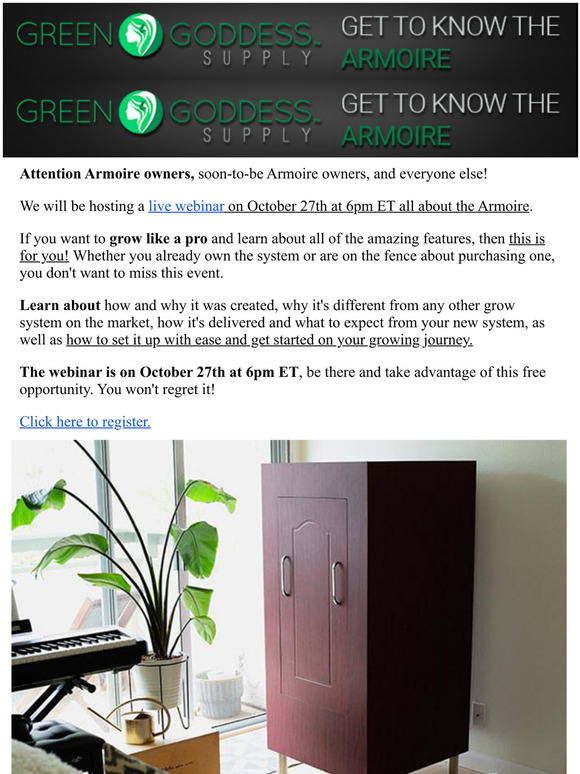 Green Goddess Supply, LLC Get to know the Armoire Milled