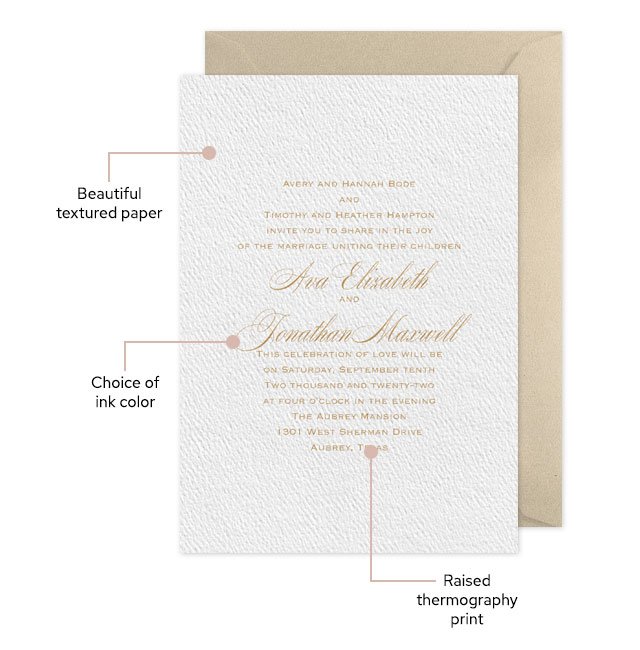 Absolutely Classic - White - Invitation
