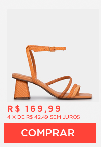 Sandália Couro Tiras Escamas