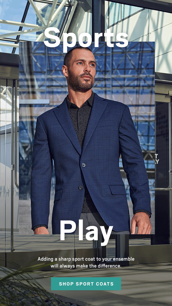 Men's Wearhouse Elevate your look with a classic sport coat, perfect for any occasion Milled
