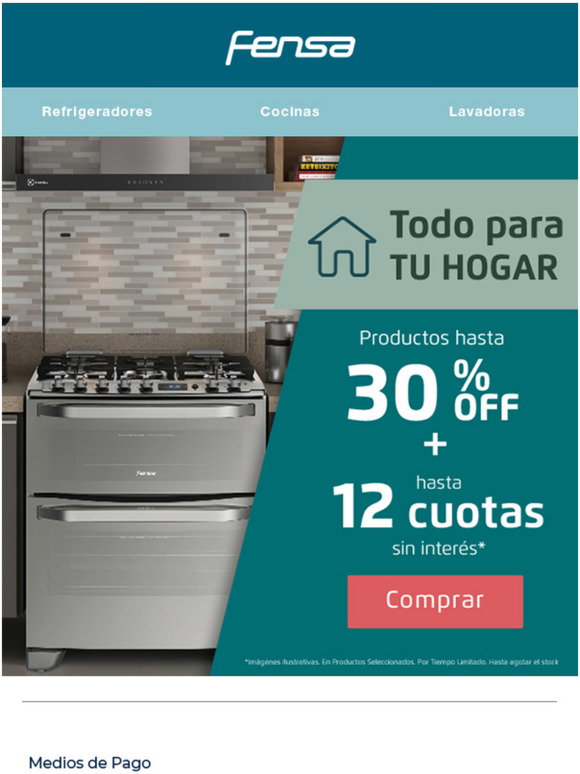 Ripley - COCINA FENSA 56DAX