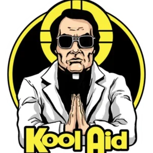 Jim Jones Parody Die Cut Vinyl Sticker