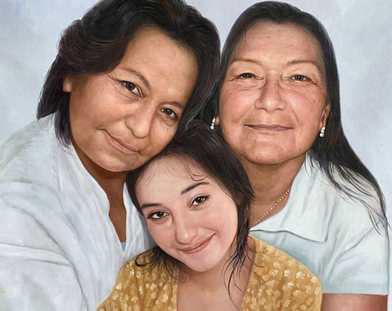 Paint Your Life Top 10 MultiGeneration Portraits Milled