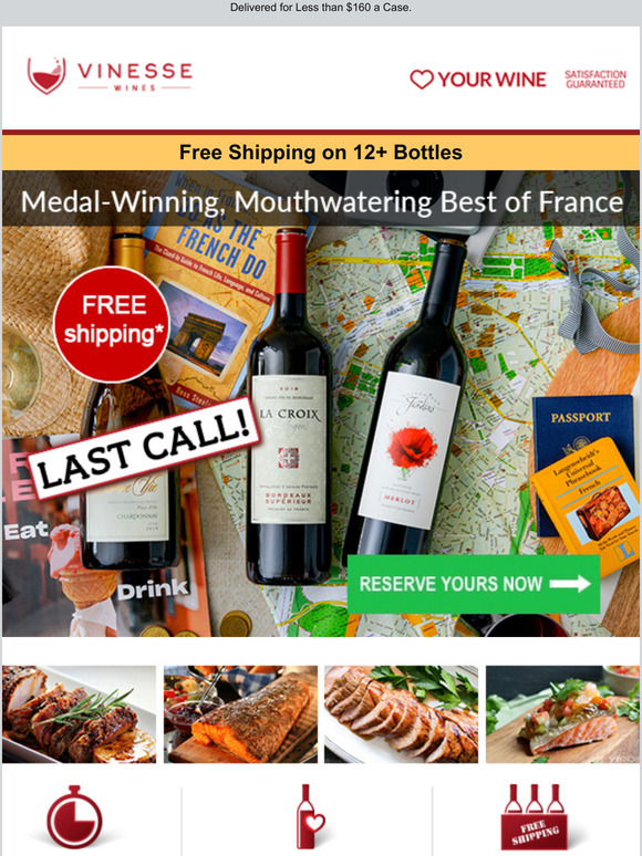 Last Chance- Medal-Winning, Mouthwatering Best of France: Beautifully Delicious Red & White Wines for Fall