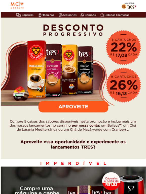 Desconto Progressivo e ganhe um Lanamento! 