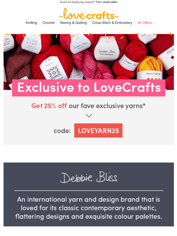 LoveCrafts Get to know the brands exclusive to LoveCrafts Milled