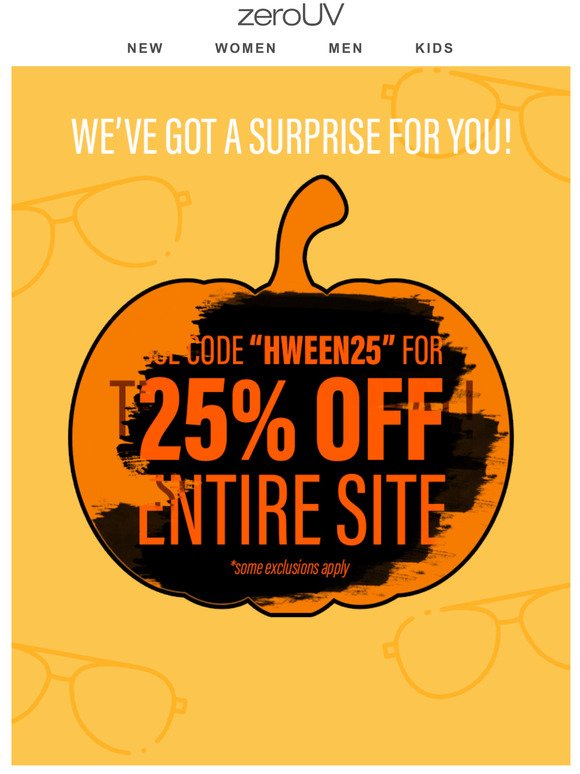 Halloween is a real TREAT!  Mystery Sale Surprise!