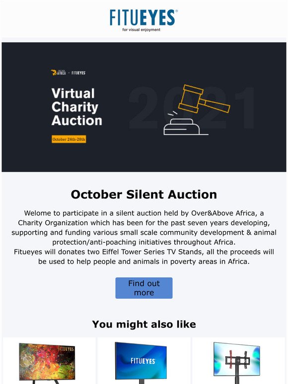 Participate in October Silent Auction!