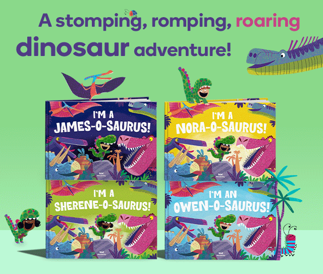 A stomping, romping, roaring dinosaur adventure!